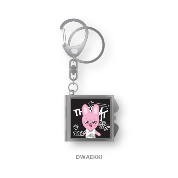 Stray Kids SKZOO Mirror Keyring THIS and THAT POP UP Store Official MD DWAEKKI Ver - main  image