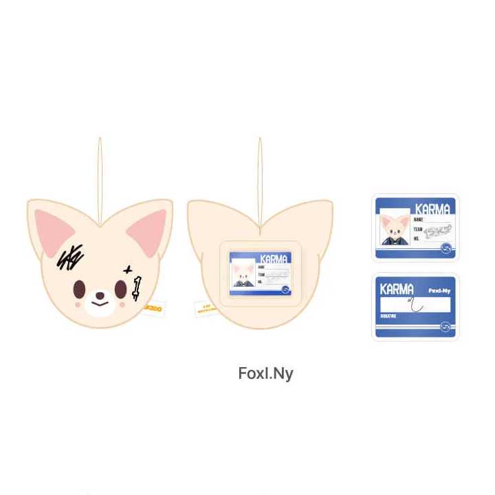 Stray Kids SKZOO Name Tag KARMA Ver KARMA POP UP Store Official MD - FOXL NY Version