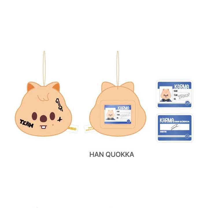 Stray Kids SKZOO Name Tag KARMA Ver KARMA POP UP Store Official MD - HAN QUOKKA Version
