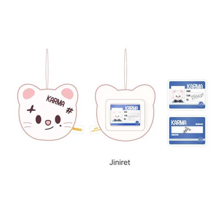 Stray Kids SKZOO Name Tag KARMA Ver KARMA POP UP Store Official MD - JINIRET Version