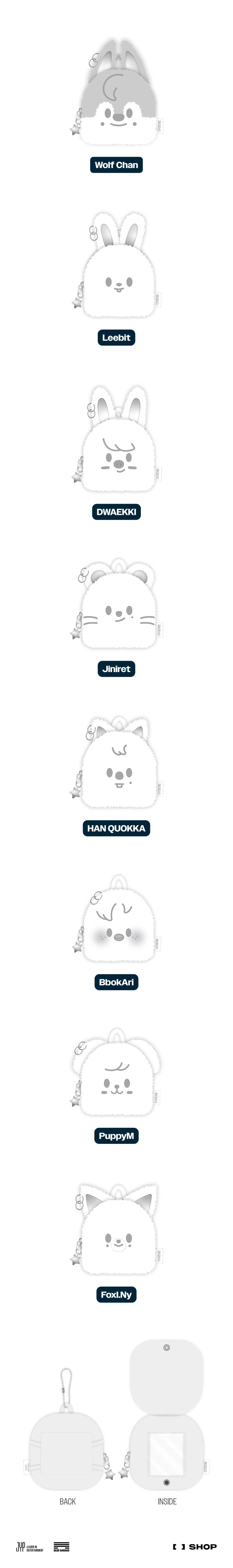 Stray Kids - SKZOO Original Backpack (SILVER Ver.) ['dominATE : celebrATE' World Tour Official MD] gallery image 1