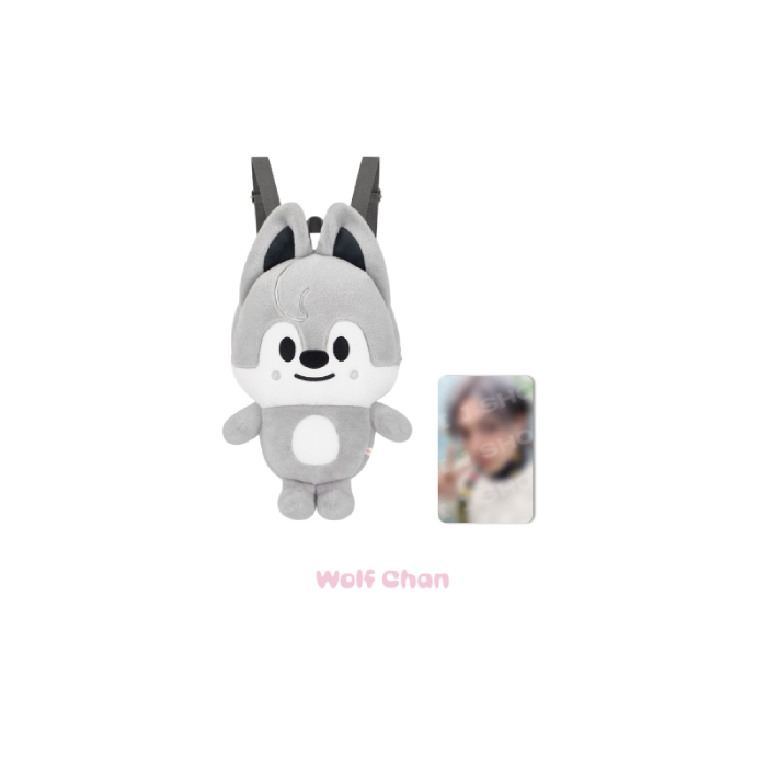 Stray Kids SKZOO Plush Backpack 6th Fanmeeting STAY in Our Little House Official MD WOLF CHAN Ver - main image