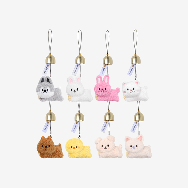 Stray Kids SKZOO Plush Door Bell Keyring RUN IT World Tour Official MD - main image