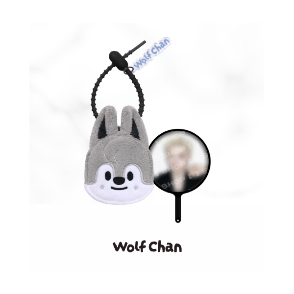 Stray Kids SKZOO Plush Mini Picket Keyring RUN IT World Tour Official MD Wolf Chan Ver - main image