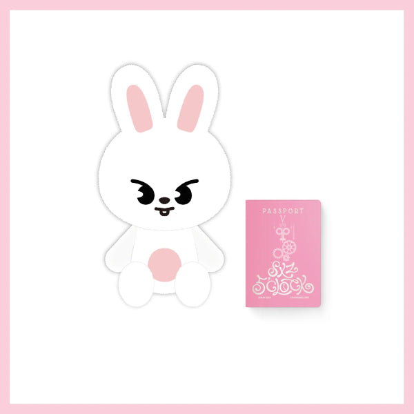 Stray Kids SKZOO Plush Teddybear Ver 5th Fanmeeting SKZ 5 CLOCK Official MD - Leebit Version