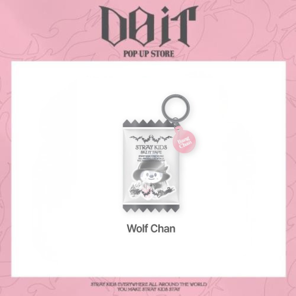 Stray Kids SKZOO Shaker Keyring DO IT POP-UP Store Official MD - Wolf Chan Ver - Main Image