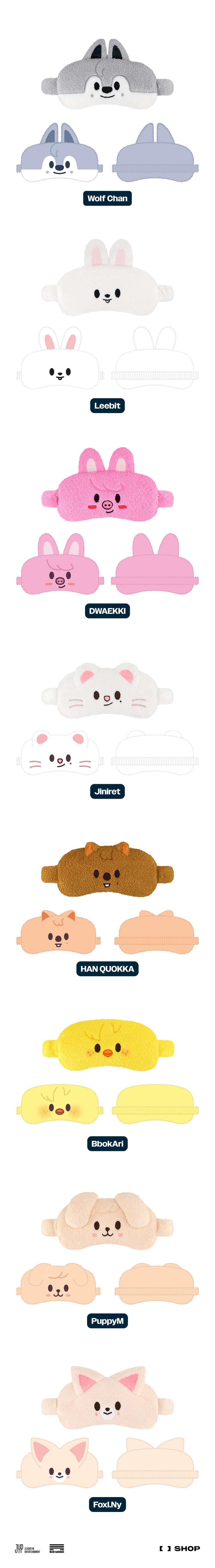 Stray Kids - SKZOO Sleep Mask ['dominATE : celebrATE' World Tour Official MD] gallery image 1
