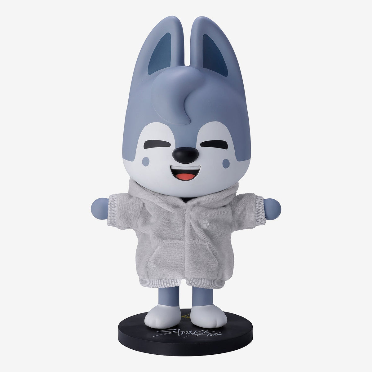 Stray Kids SKZOO Soft Vinyl Toy HOODIE Ver Official MD - Wolf Chan 1