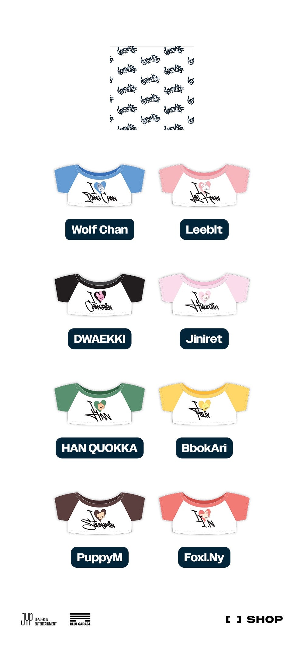 Stray Kids - SKZOO Standing Plush Outfit ['dominATE : celebrATE' World Tour Official MD] gallery image 1