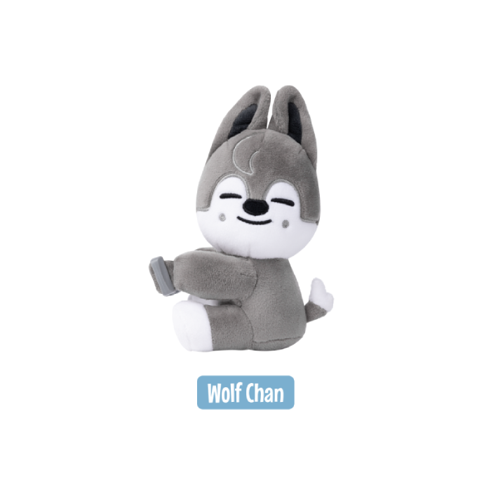 Stray Kids SKZOO Strap Plush SKZOO EVERYWHERE ALL AROUND in SEOUL Official MD Wolf Chan Ver - main image