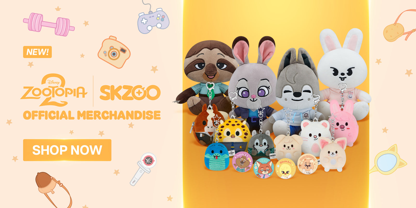 STRAY KIDS SKZOO x ZOOTOPIA 2 Official MD - Banner