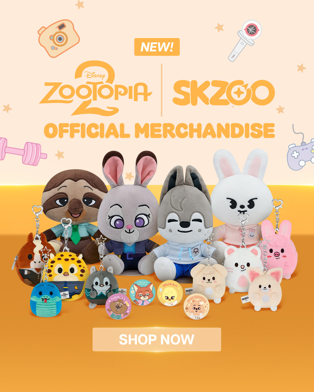 STRAY KIDS SKZOO x ZOOTOPIA 2 Official MD - Mobile Banner