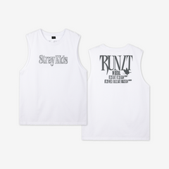 スキズ　ワルツ　RUN IT ソウルコン ノースリーブ　タンクトップ　Tシャツ Stray Kids - Sleeveless Top ['RUN IT' World Tour Official MD] - K