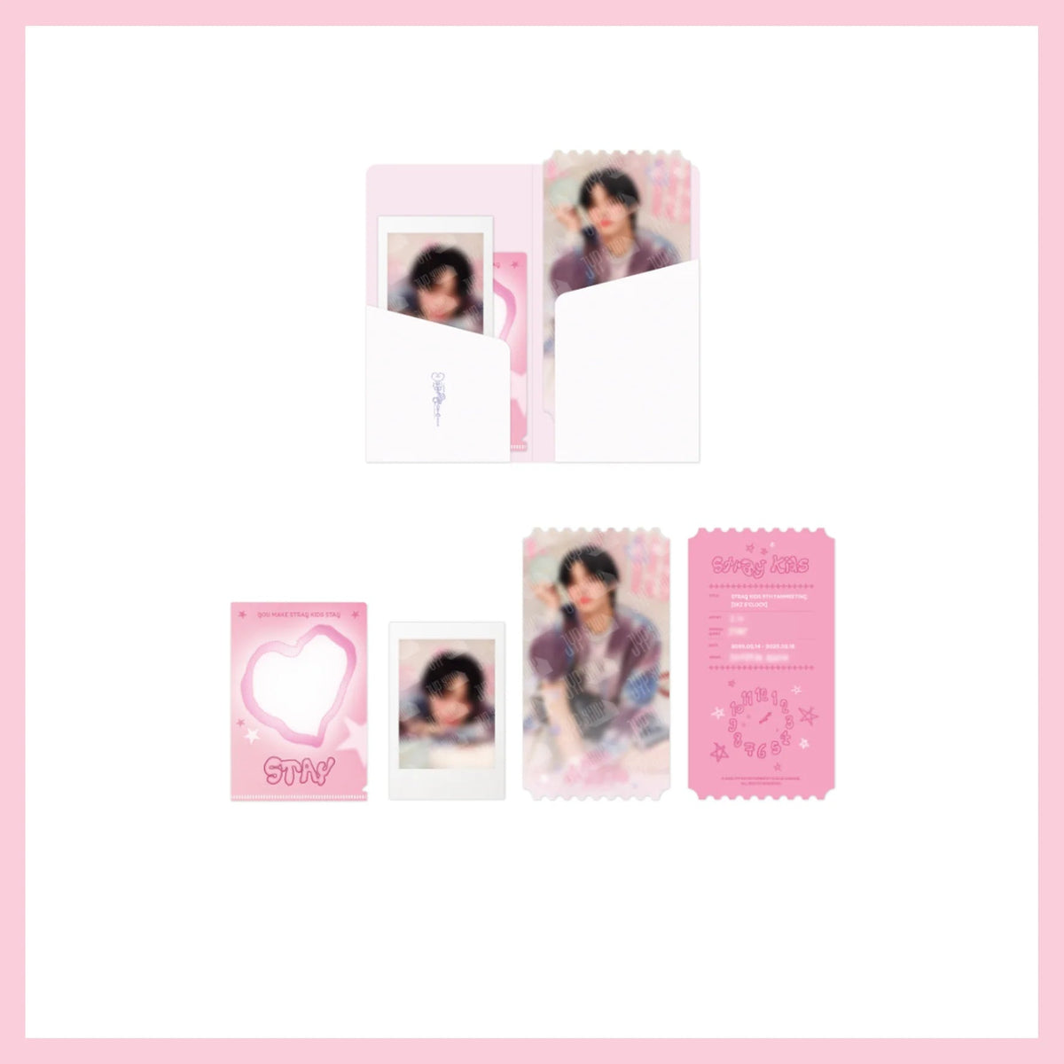 Stray Kids Special Ticket Set 5th Fanmeeting SKZ 5 CLOCK Official MD - I.N. Version