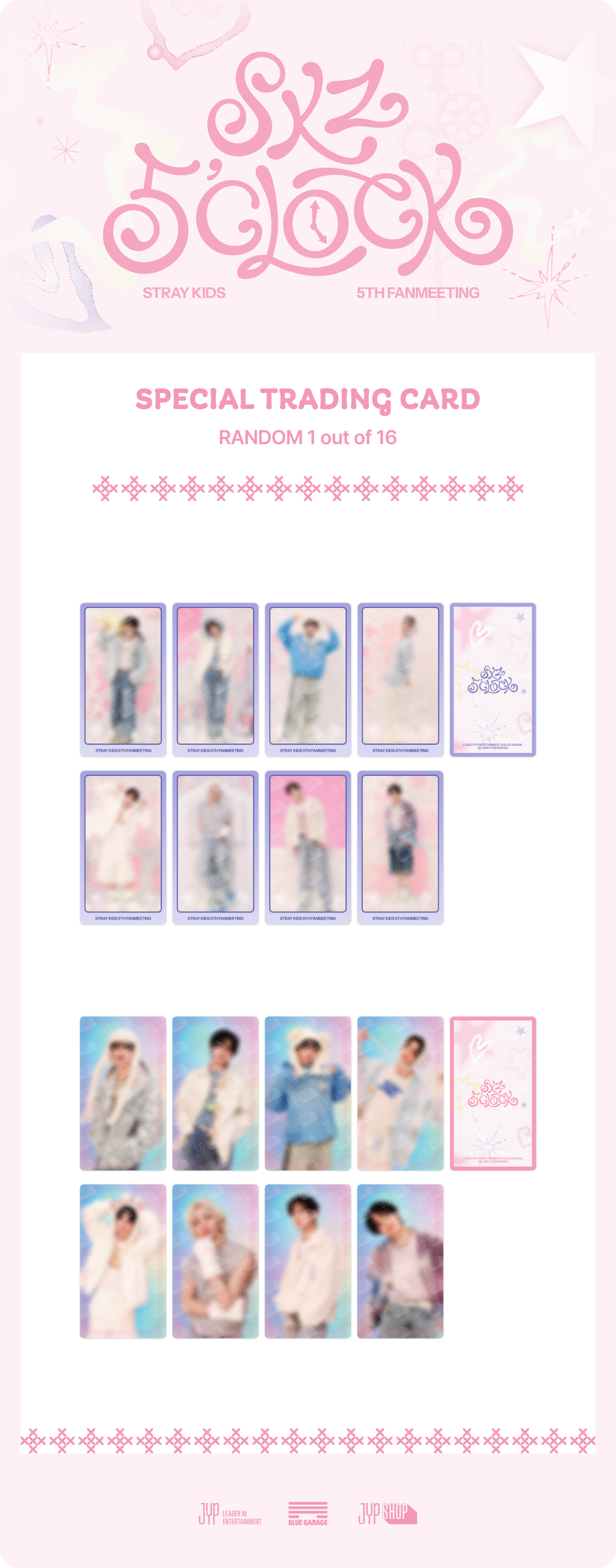 Stray Kids - Special Trading Card [5th Fanmeeting 'SKZ 5'CLOCK