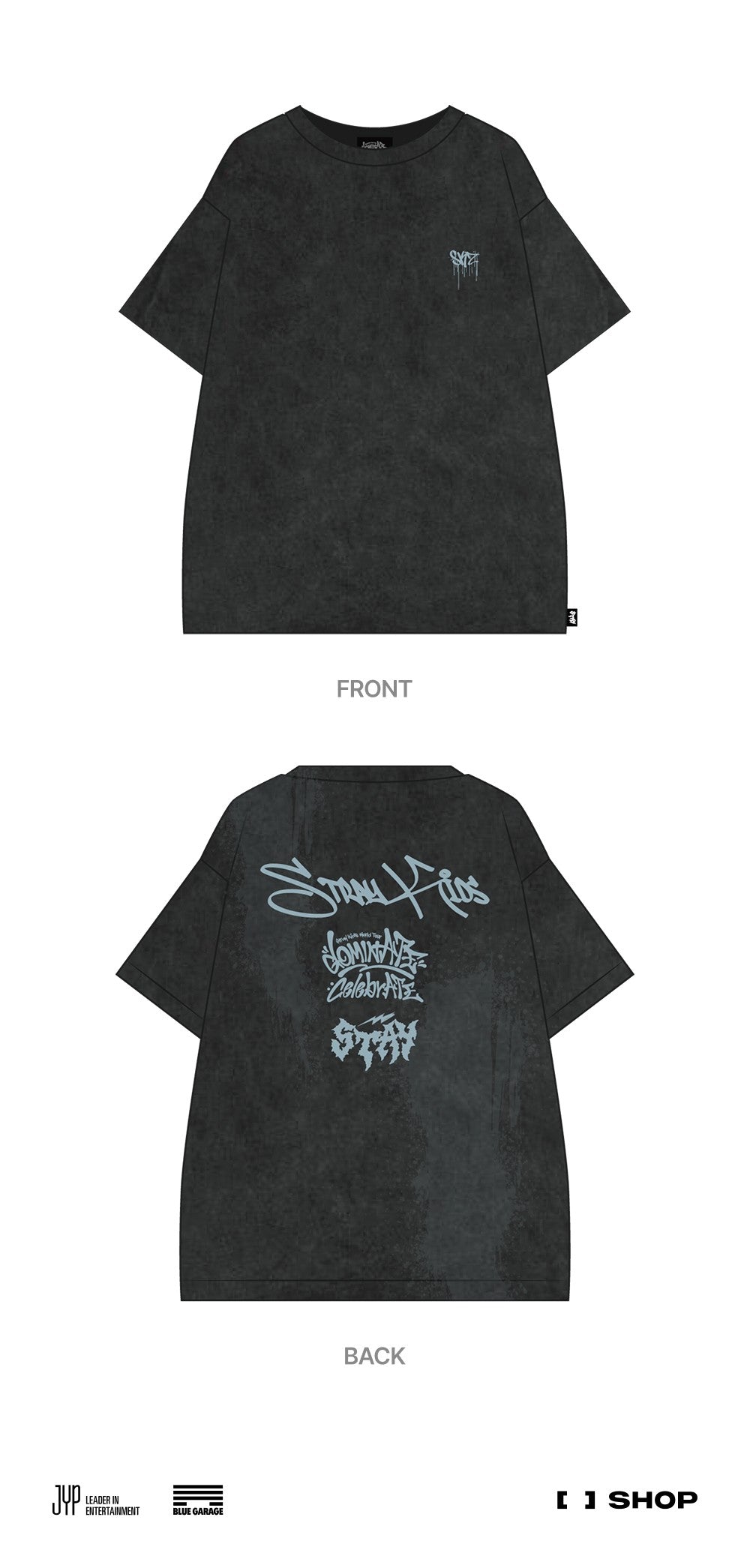 Stray Kids - T-Shirt ['dominATE : celebrATE' World Tour Official MD] gallery image 1