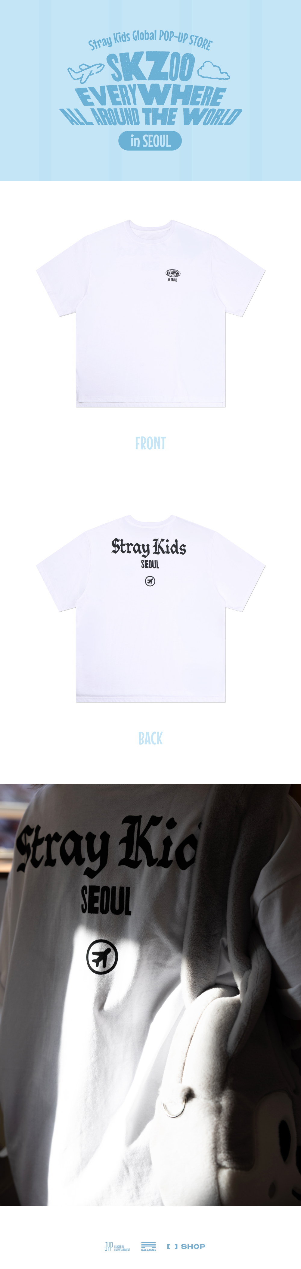 Stray Kids - T-Shirt SEOUL Ver. [SKZOO EVERYWHERE ALL AROUND THE WORLD in SEOUL Official MD]