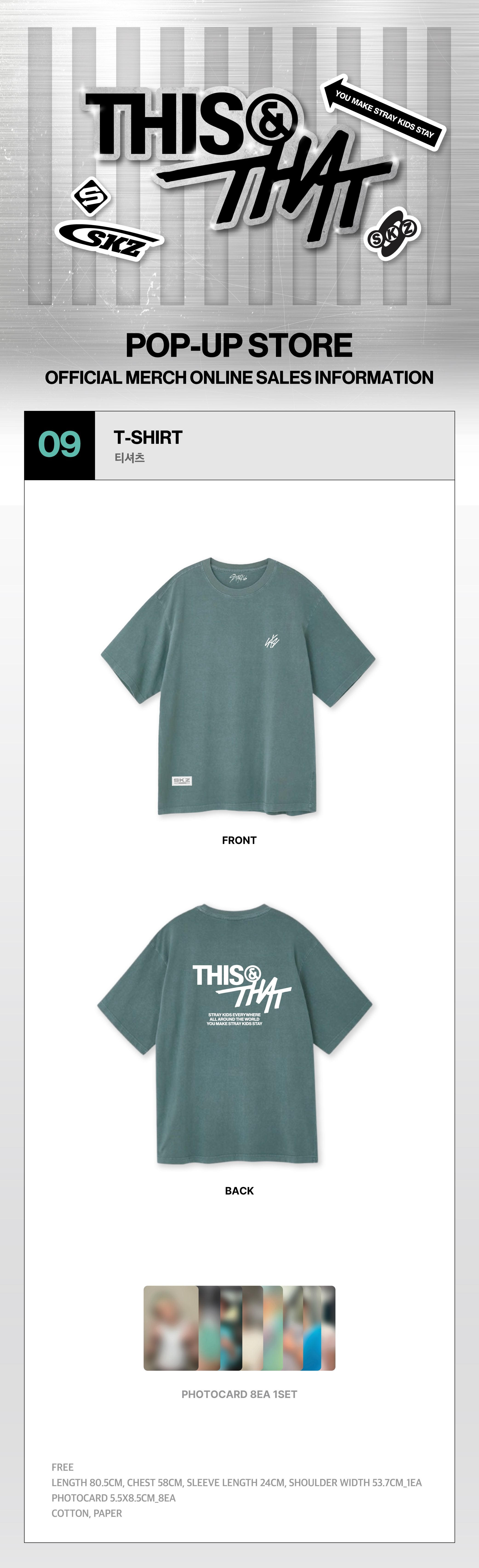 Stray Kids - T-Shirt [THIS & THAT POP-UP Store Official MD] - K PLACE