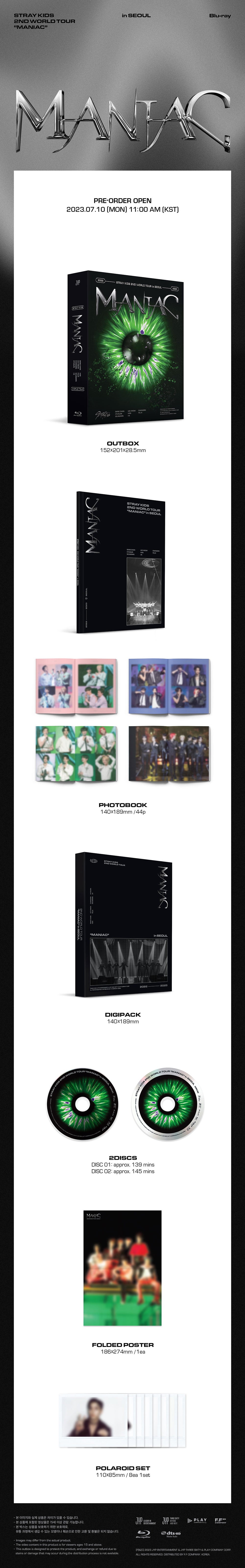 Stray Kids - MANIAC [2nd World Tour in Seoul - Blu-ray]