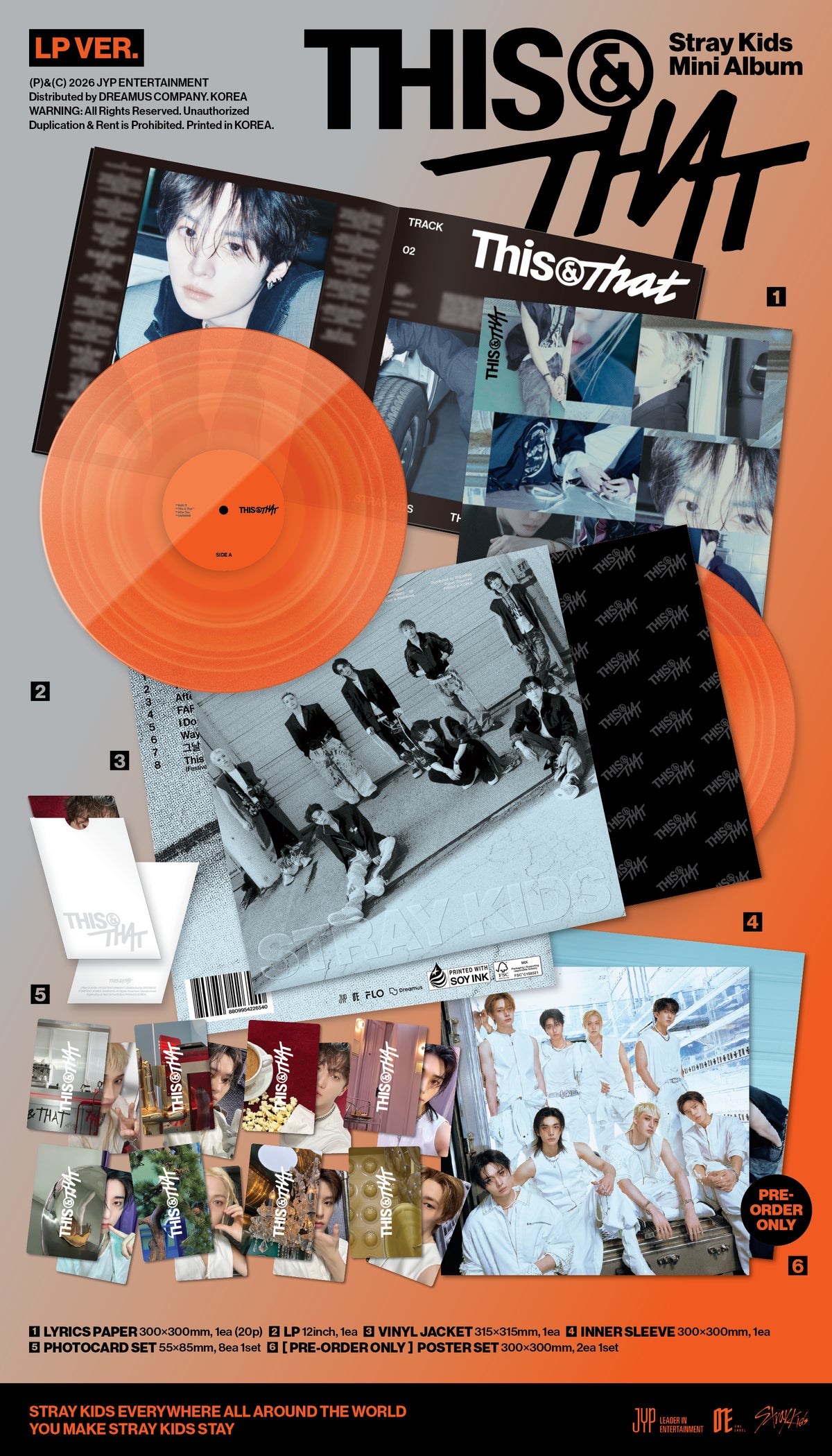 Stray Kids - THIS & THAT [10th Mini Album - LP Ver.] gallery image 1