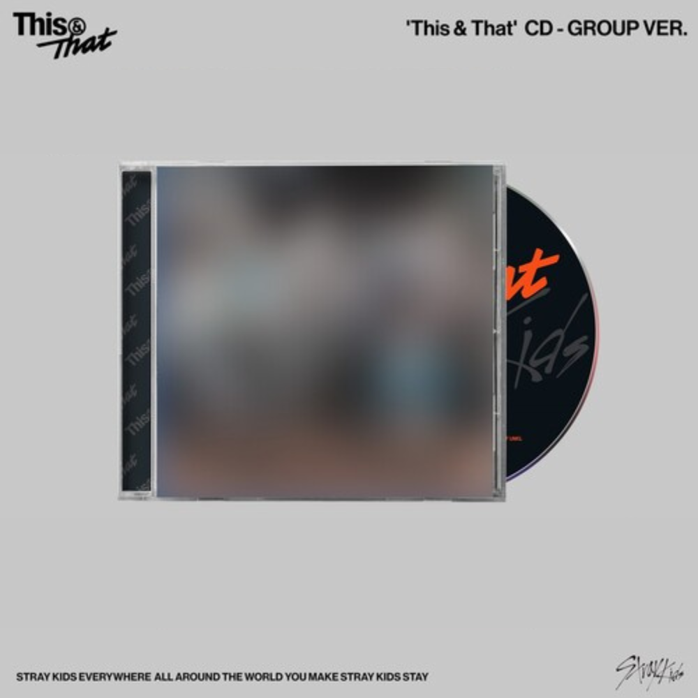 Stray Kids THIS and THAT 10th Mini Album Single CD GROUP Ver - Main Image