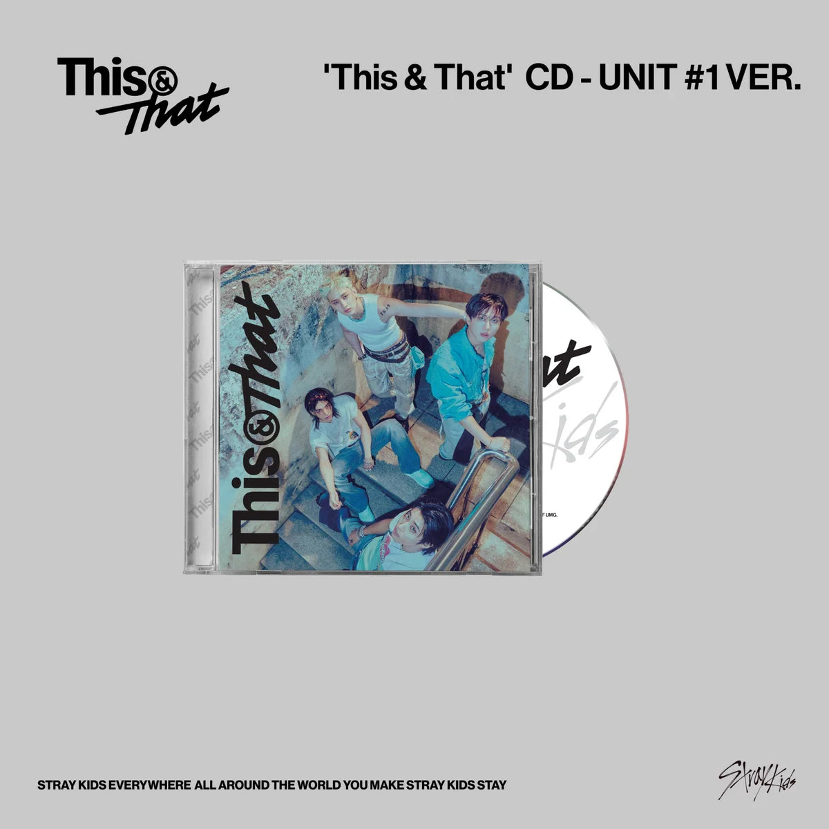 Stray Kids THIS and THAT 10th Mini Album Single CD UNIT 1 Ver - Main Image
