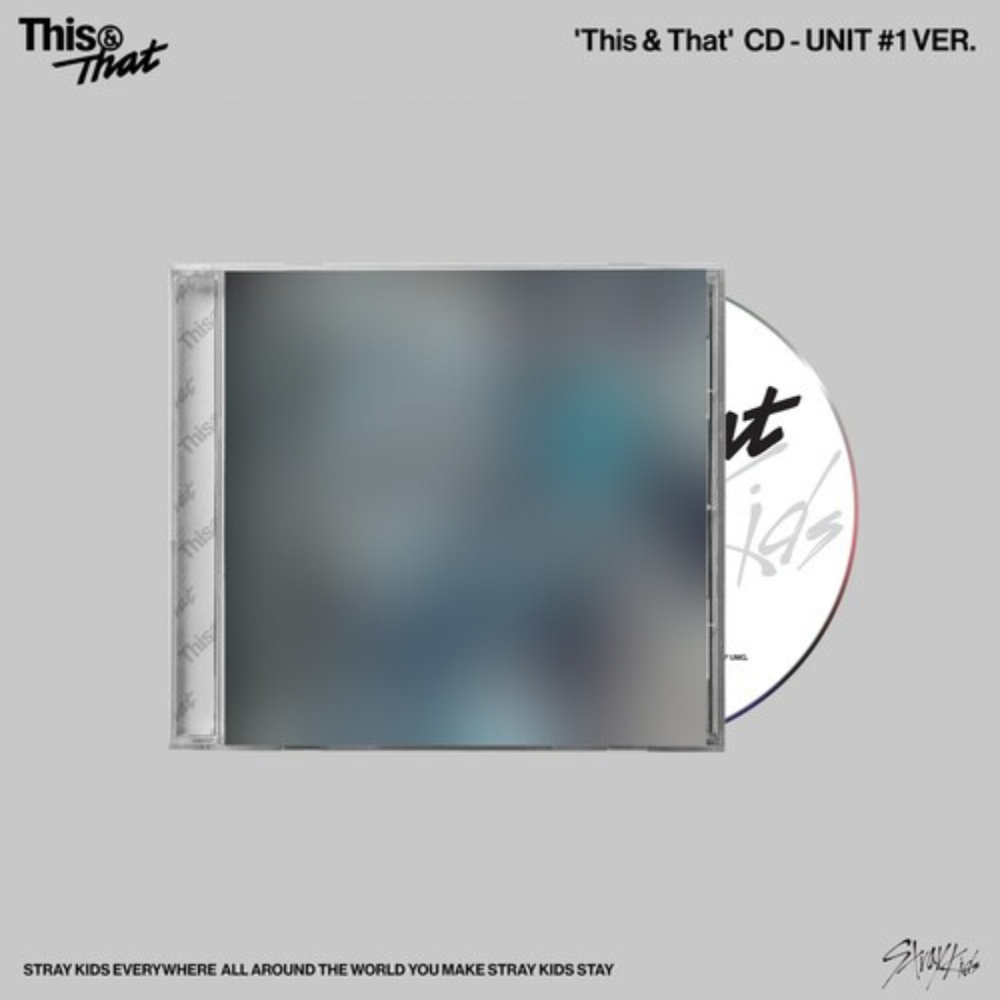 Stray Kids THIS and THAT 10th Mini Album Single CD UNIT 1 Ver - Main Image