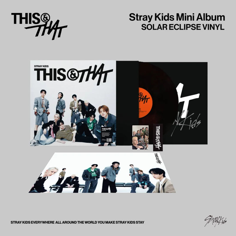 Stray Kids THIS and THAT 10th Mini Album SOLAR ECLIPSE VINYL Ver - Main Image