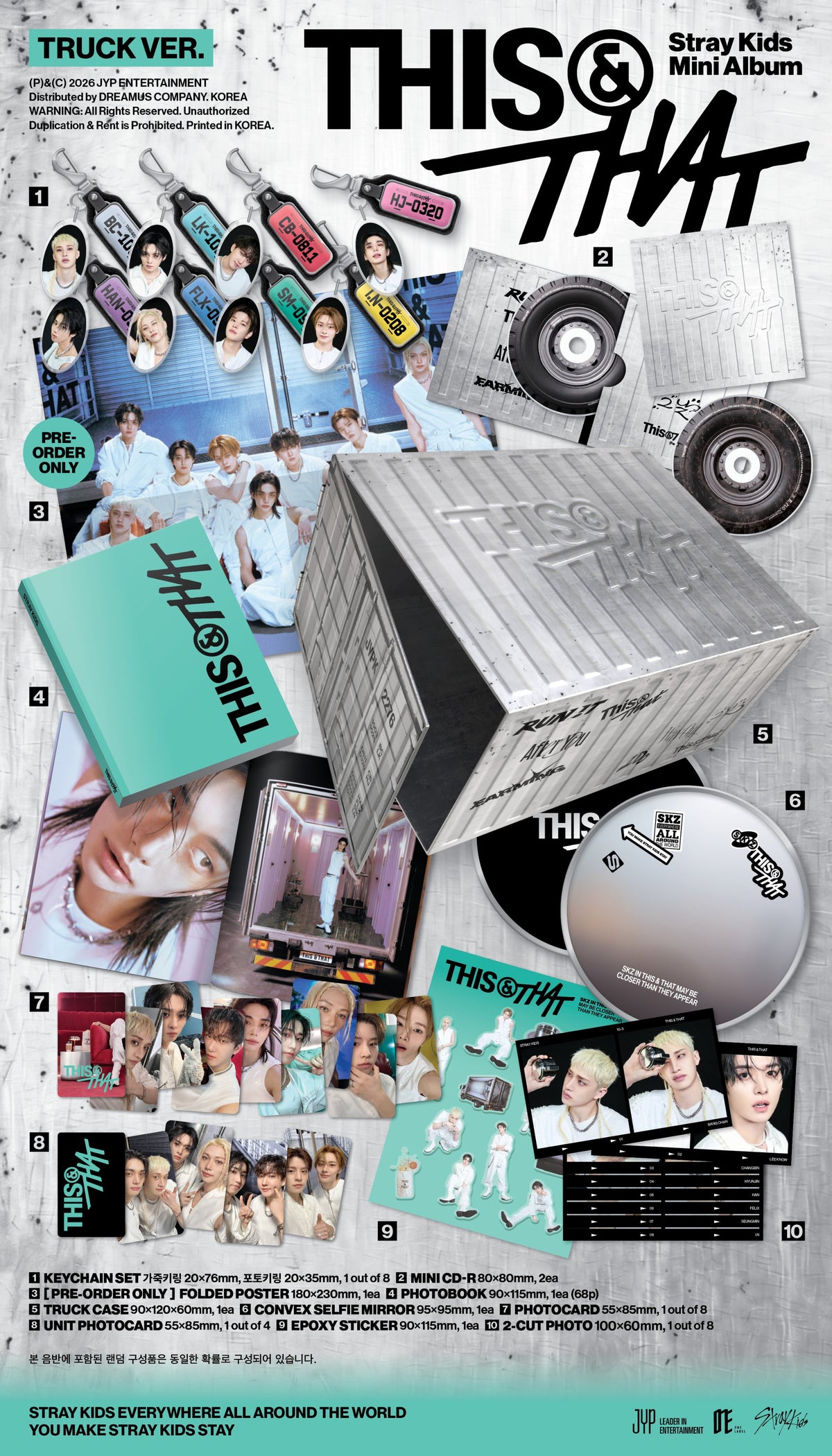Stray Kids - THIS & THAT [10th Mini Album - TRUCK Ver.] gallery image 1