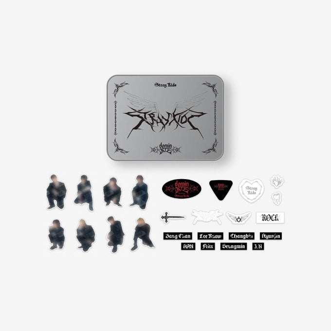 Stray Kids Tin Case Reusable Sticker Pack dominATE SEOUL World Tour Official MD - main image