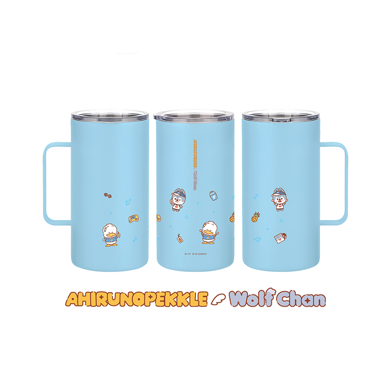 Stray Kids Tumbler SKZOO X SANRIO CHARACTERS Official MD - AHIRUNOPEKKLE X Wolf Chan Ver - main image