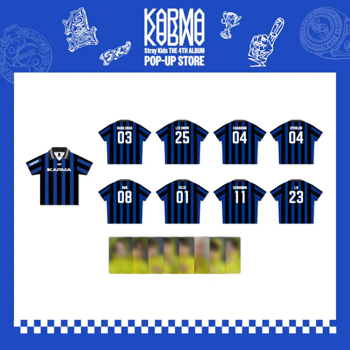 Stray Kids Uniform T Shirt KARMA POP UP Store Official MD - main image