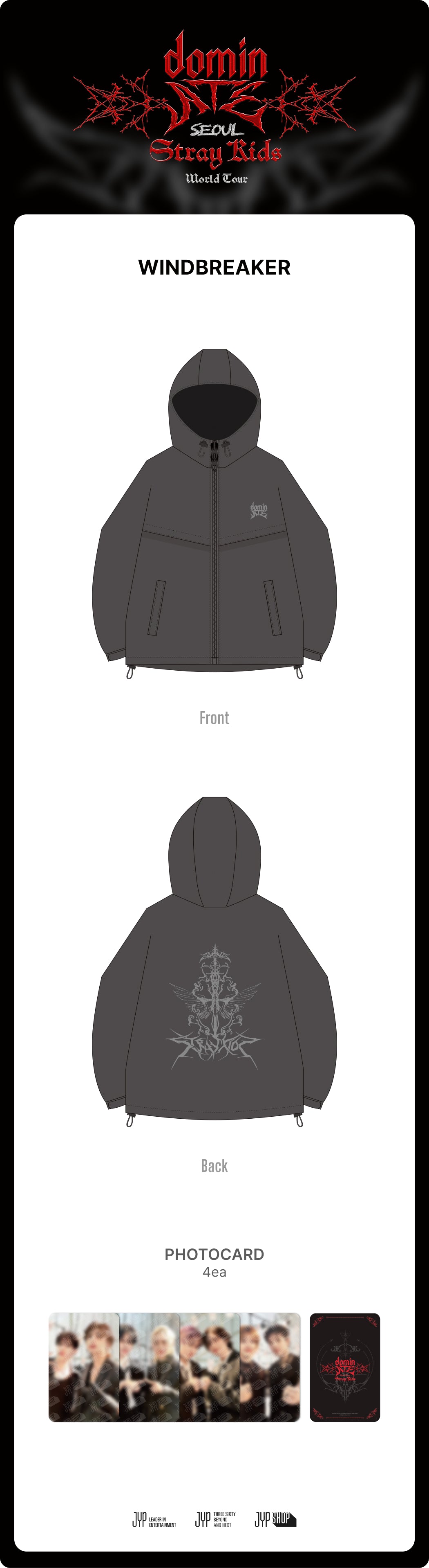 Stray Kids - Windbreaker ['dominATE SEOUL' World Tour Official MD]
