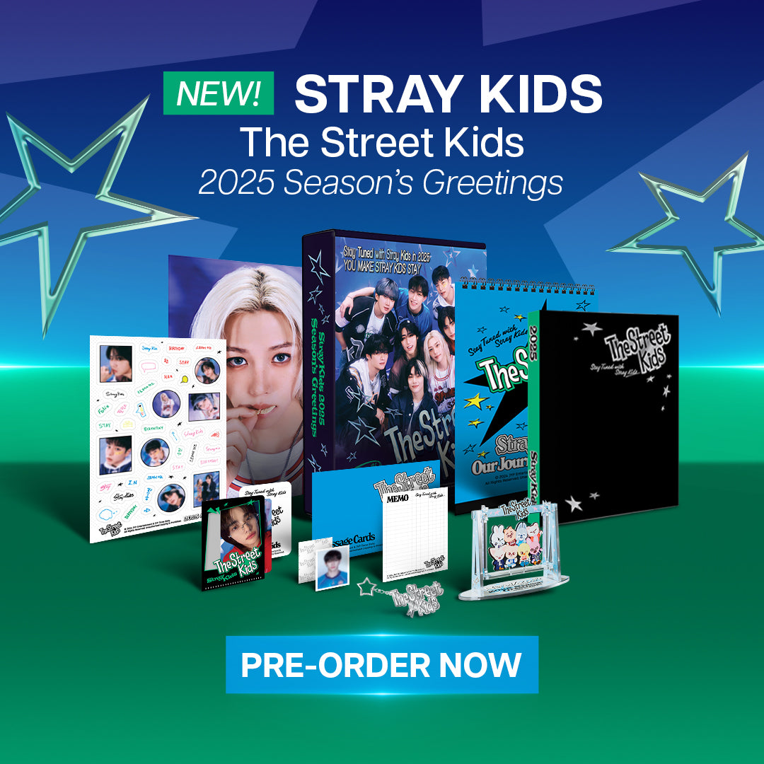 Stray Kids 2025 Seasons Greetings The Street Kids banner Mobile