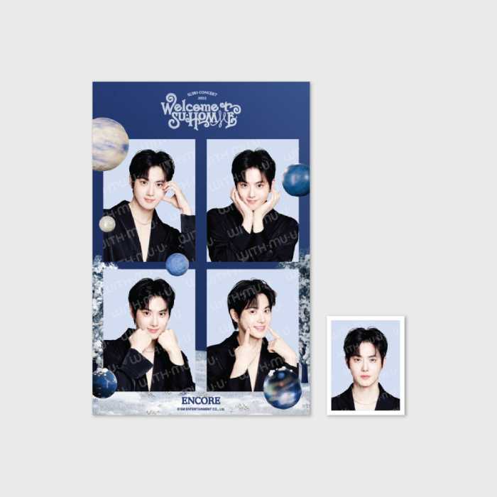SUHO 4-Cut ID Photo Set 2025 SUHO CONCERT SU HOME Encore Official MD - main image