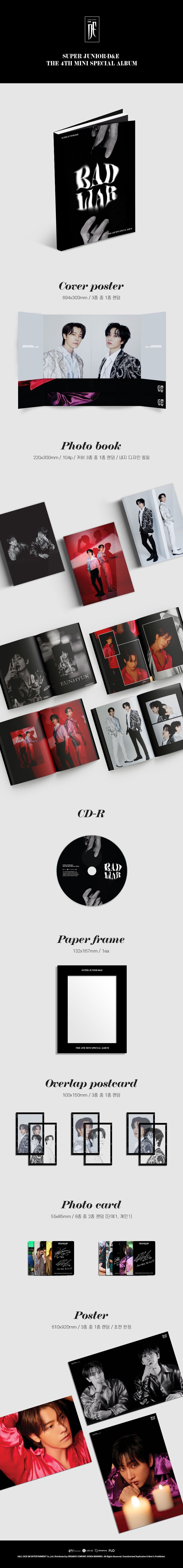 Super Junior D&E - BAD LIAR [4th Special Mini Album]