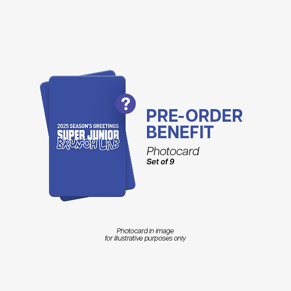 SUPER JUNIOR 2025 Seasons Greetings - Withmuu POBs