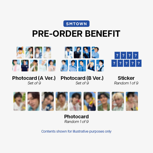 SUPER JUNIOR 2027 Seasons Greetings Set SKYLINES AIR TRAVEL CO - SMTOWN POBs