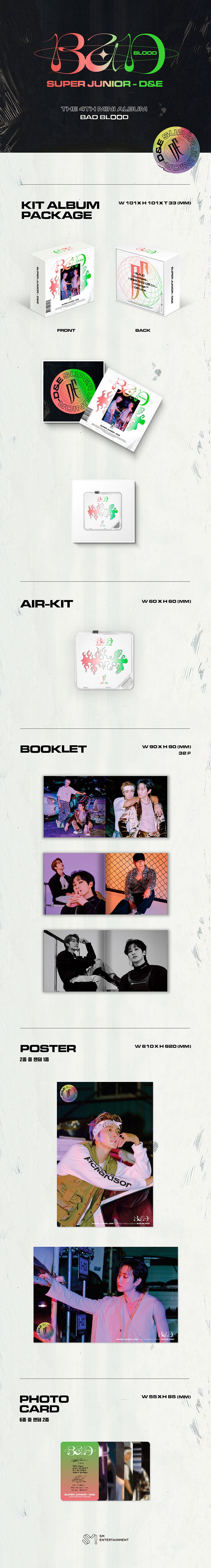 Super Junior D&E - BAD BLOOD [4th Mini Album - KiT Ver.]