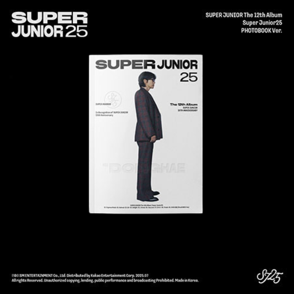 【新品未開封】SUPER JUNIOR 25 photobook ver ドンヘ Super Junior - Super Junior25 [The 12th Album - Photobook