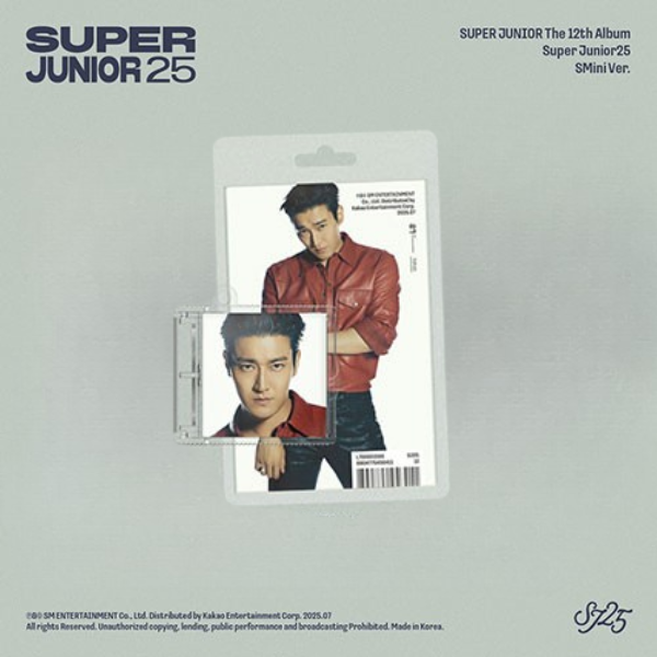 Super Junior Super Junior25 The 12th Album SMini Ver - Siwon Ver