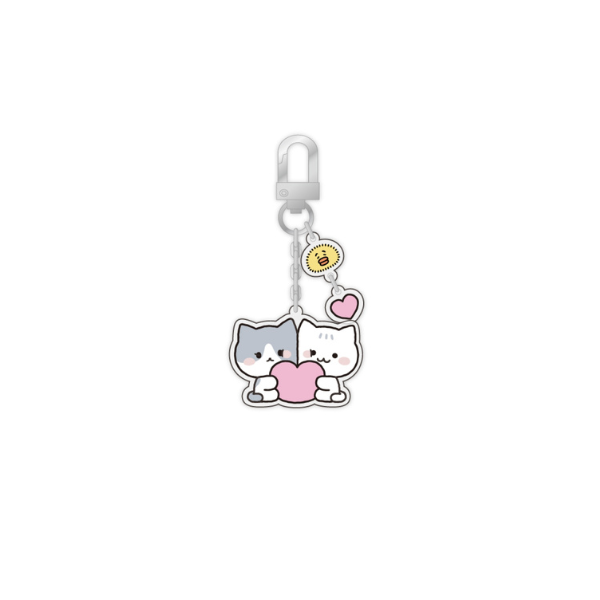 TAEMIN Acrylic Keyring Heart Ver 2025 Ggung Daeng Pop-up Love Blossom Official MD - Main Image