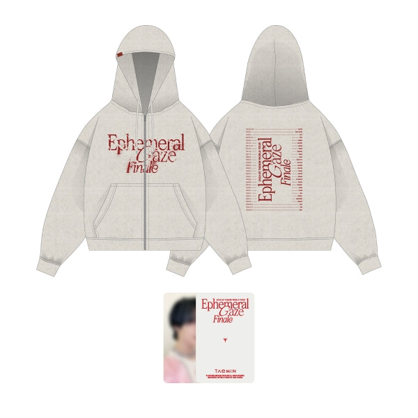 TAEMIN Hoodie Zip Up TOUR ROUTING Ver 2024 25 World Tour Ephemeral Gaze Finale Official MD - main image
