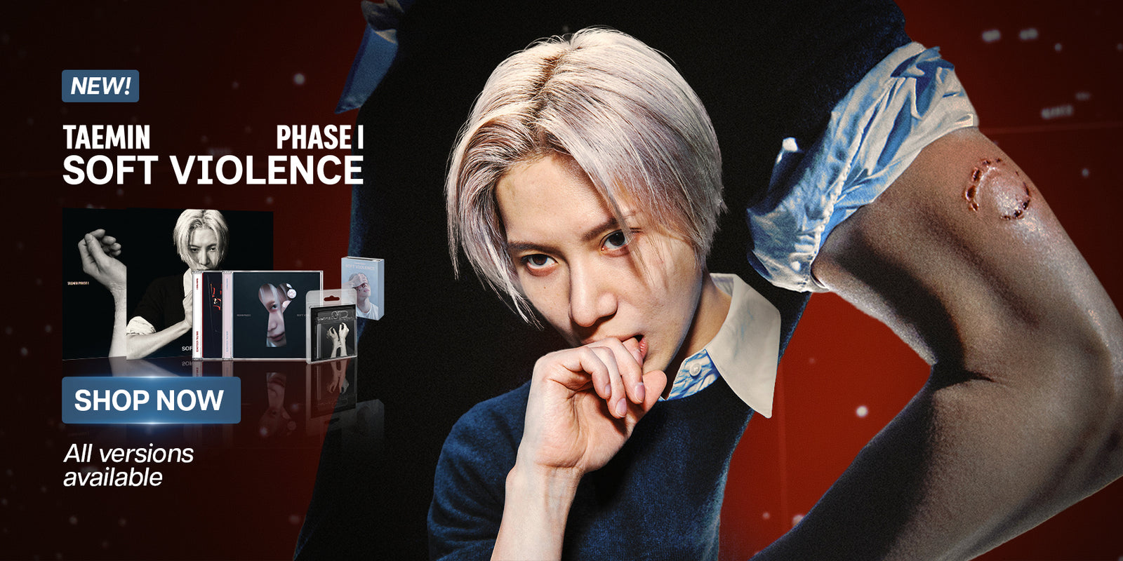 TAEMIN PHASE I Soft Violence Album - Banner
