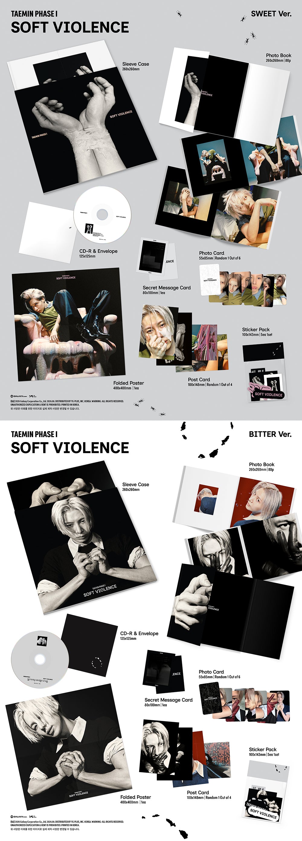 TAEMIN - PHASE I : Soft Violence [Mini Album - Photobook Ver.] gallery image 1