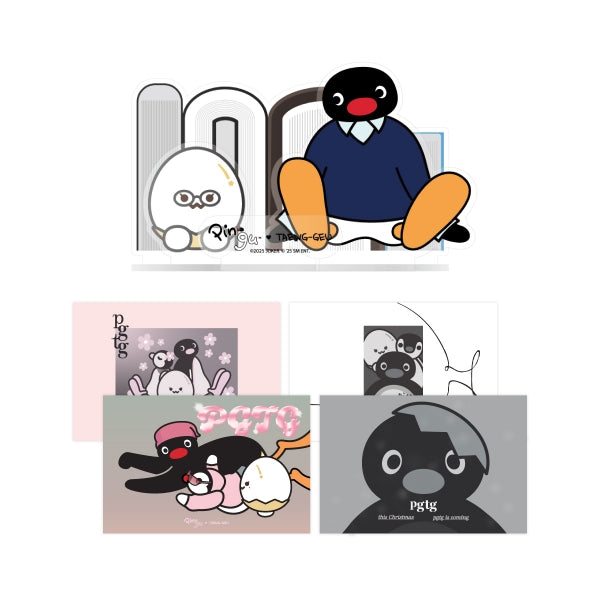TAEYEON Acrylic Stand and Postcard Set PINGU X TAENGGEU Pop Up Store Official MD - main image