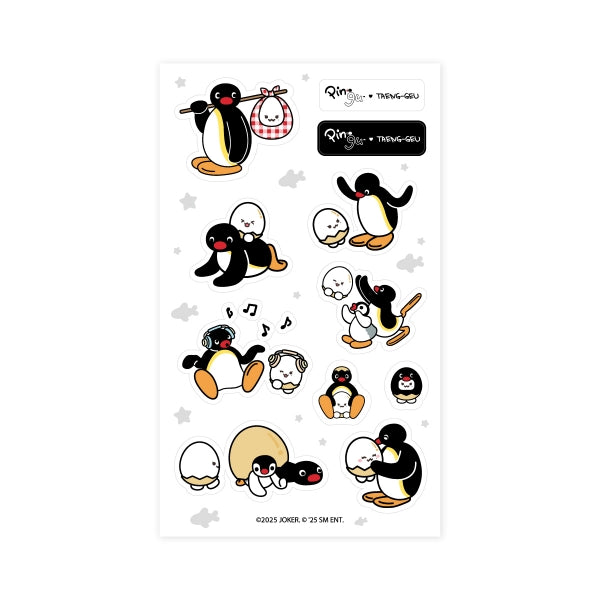 TAEYEON Character Sticker PINGU X TAENGGEU Pop Up Store Official MD - main image