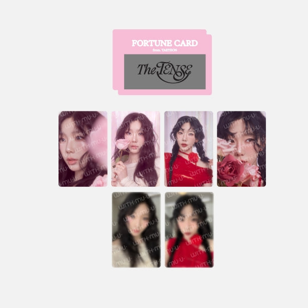 TAEYEON Fortune Scratch Card Set 2025 TAEYEON Concert The TENSE Official MD - main image
