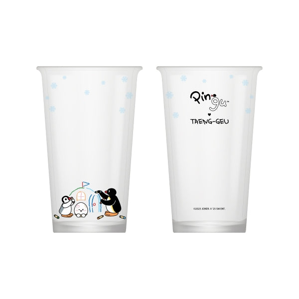 TAEYEON Glass Cup PINGU X TAENGGEU Pop Up Store Official MD - main image