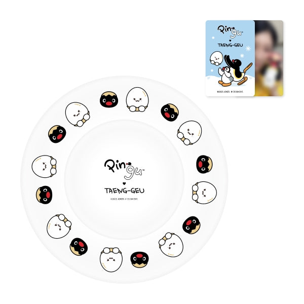 TAEYEON Glass Plate PINGU X TAENGGEU Pop Up Store Official MD - main image